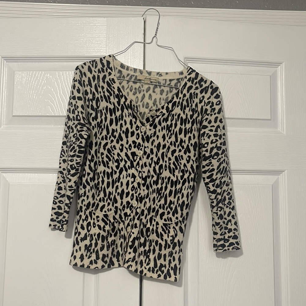 Leopard Print Button-Up - image 1